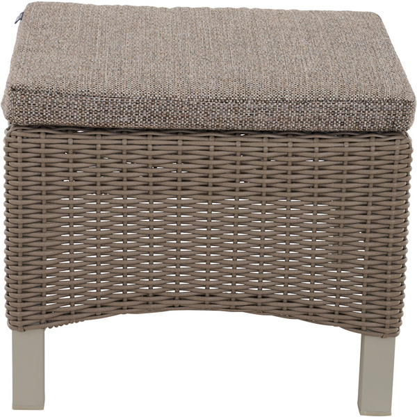CORIDO Hocker matt seidengrau/taupe -