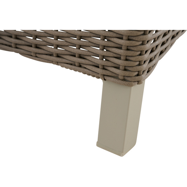 CORIDO Hocker matt seidengrau/taupe -