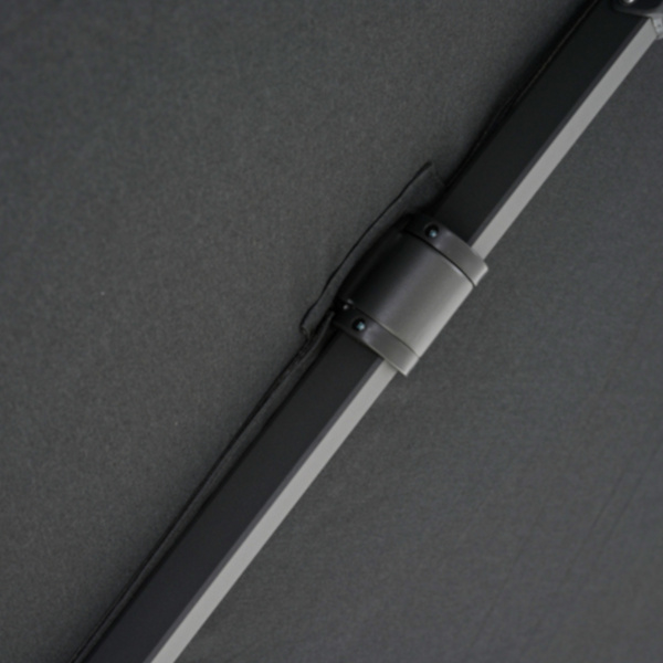 PINO N+ Ampelschirm 350x260cm anthrazit-mel. Gest. Polypropylen/Glasfaser