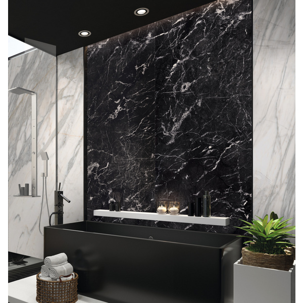 Wandvertäfelung Rocko SPC tiles R106 PT Marquina 2800x1230x4mm