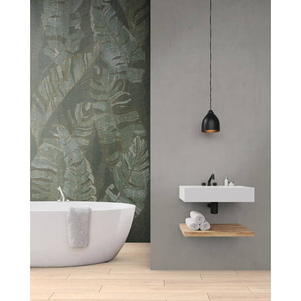 Wandvertäfelung Rocko SPC tiles R166 PT Greige 2800x1230x4mm