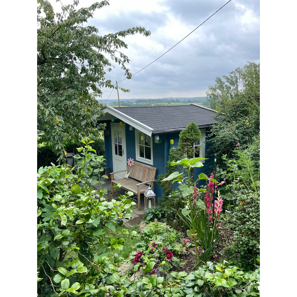 Blockhaus H28-3020-ET-EF Skand. Fichte Satteldach, Stärke: 28mm, 300x200cm