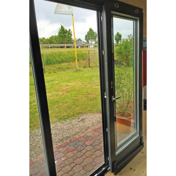 Blockhaus Monaco Skand. Fichte Pultdach, Stärke: 45mm, 450x450cm