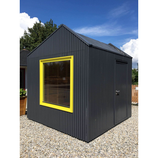 Modulhaus MH 2828 S Skand. Fichte Satteldach, Stärke: 25mm, 282x282cm