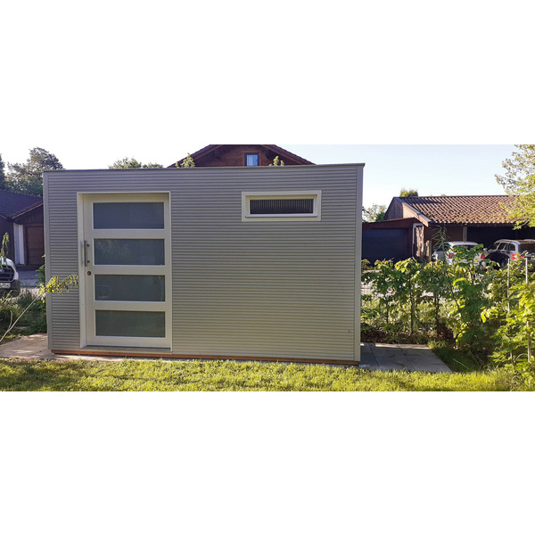 Modulhaus MH 1040 F Toolbox Skand. Fichte Flachdach, Stärke: 15mm, 104x400cm