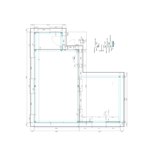 Gartenhaus Cara Fiesta 7839 F+355 AN Skand. Fichte / Thermoholz Flachdach, Stärke: 25mm, 390x635cm