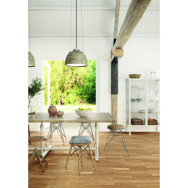 Parkett Eiche Basic Einzelstab lackiert matt
