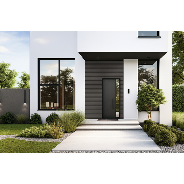 Fassaden-Rhombusprofil BPC Hohlkammer ebony (anthrazit) 25x65,4x5000mm