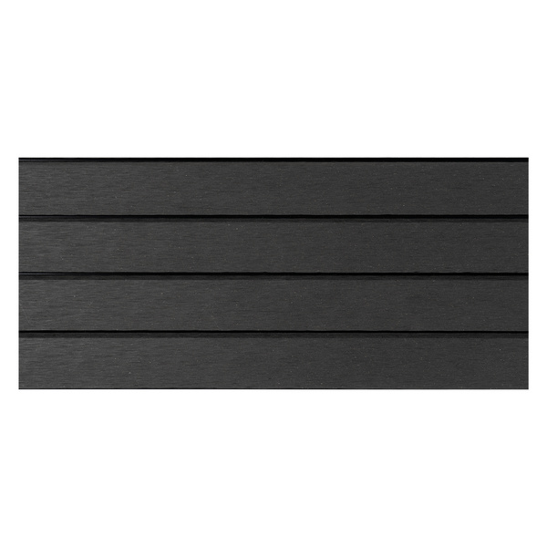 Fassaden-Rhombusprofil BPC Hohlkammer ebony (anthrazit) 25x65,4x5000mm