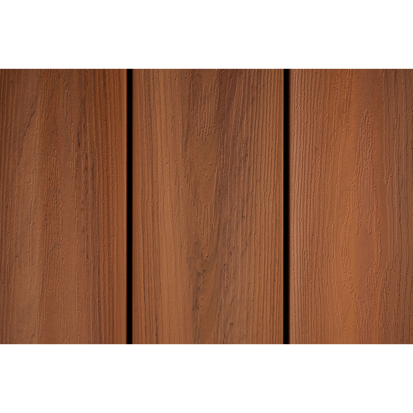 Terrassendiele WPC massiv Ipe Nuancen einseitig Holzstruktur, längsseitige Nut, PIAZZA MONDO - 21 x 140 mm