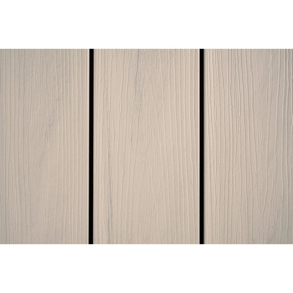 Terrassendiele WPC massiv Nordische Esche einseitig Holzstruktur, längsseitige Nut, Piazza Prima - 19 x 140 mm