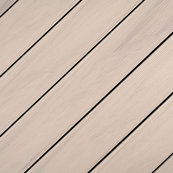 Terrassendiele WPC massiv Nordische Esche einseitig Holzstruktur, längsseitige Nut, Piazza Prima - 19 x 140 mm