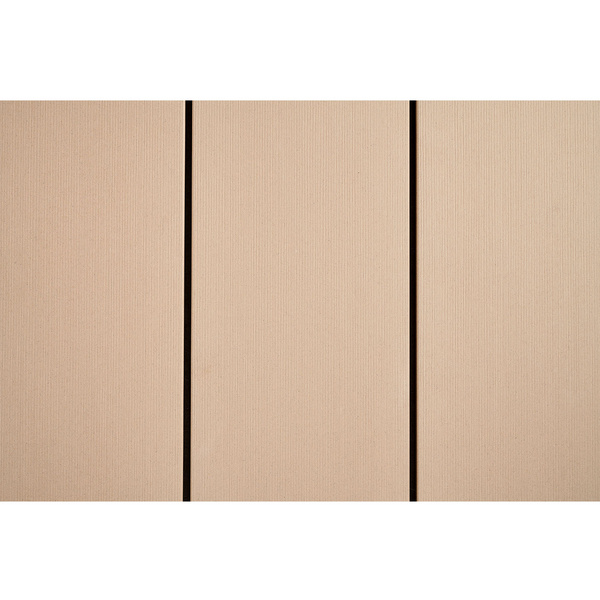 Terrassendiele WPC massiv Leinen einseitig Holzstruktur, einseitig glatt, längsseitige Nut, DIE URBANE FLAIR - 21 x 162 mm