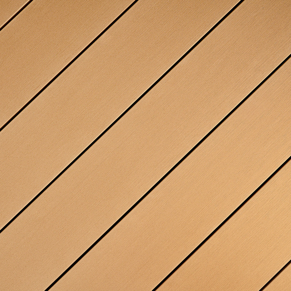 Terrassendiele WPC massiv Sisal einseitig Holzstruktur, einseitig glatt, längsseitige Nut, DIE URBANE FLAIR - 21 x 162 mm