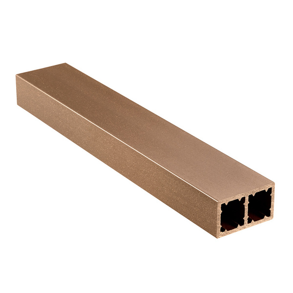 DIE LINEARE Terrabraun glatt 4,00m Sicht- u. Sonnenschutz, glatt 40x70mm