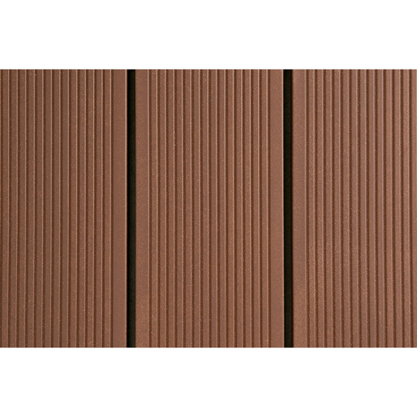 Terrassendiele WPC massiv Kalahari einseitig Holzstruktur, einseitig geriffelt, längsseitige Nut, DIE NATUERLICHE AKAZIE - 22 x 140 mm
