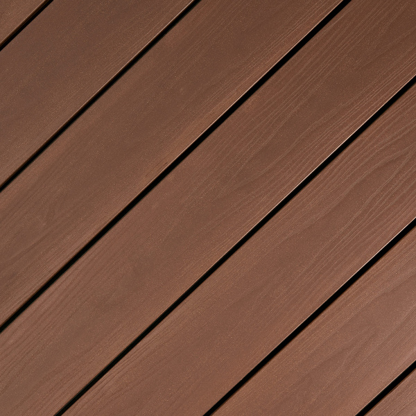 Terrassendiele WPC massiv Kalahari einseitig Holzstruktur, einseitig geriffelt, längsseitige Nut, DIE NATUERLICHE AKAZIE - 22 x 140 mm