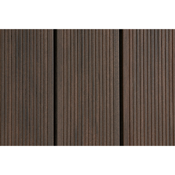 Terrassendiele WPC massiv Savanna einseitig Holzstruktur, einseitig geriffelt, längsseitige Nut, DIE NATUERLICHE AKAZIE - 22 x 140 mm