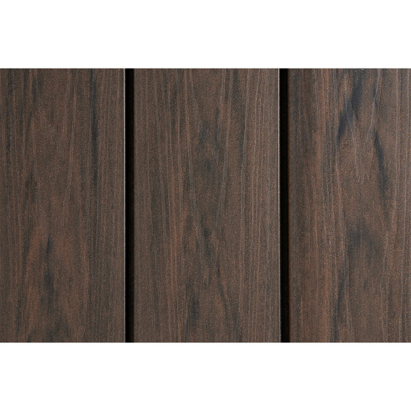 Terrassendiele WPC massiv Savanna einseitig Holzstruktur, einseitig geriffelt, längsseitige Nut, DIE NATUERLICHE AKAZIE - 22 x 140 mm