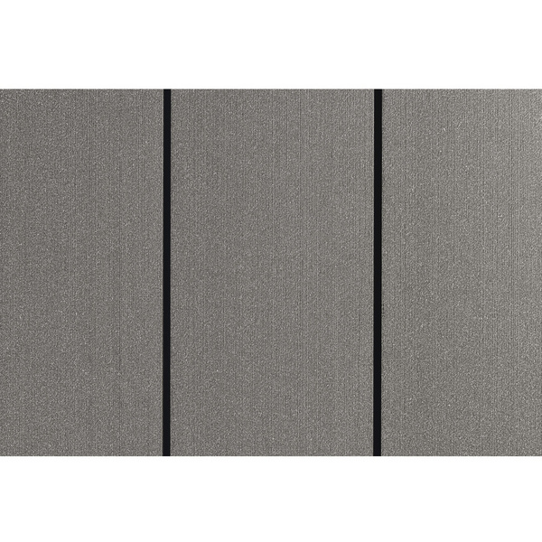 Terrassendiele WPC massiv Anthrazit einseitig gebürstet, längsseitige Nut, DIE URBANE - 21 x 162 mm