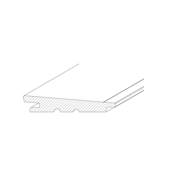 Schräg Profilbrett nord. Fichte Silikat behandelt