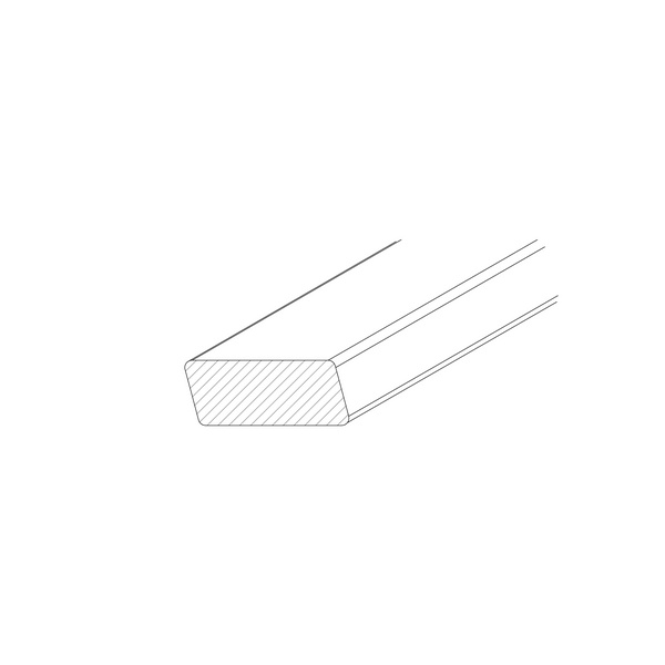 Rhombusleiste nord. Fichte Silikat behandelt