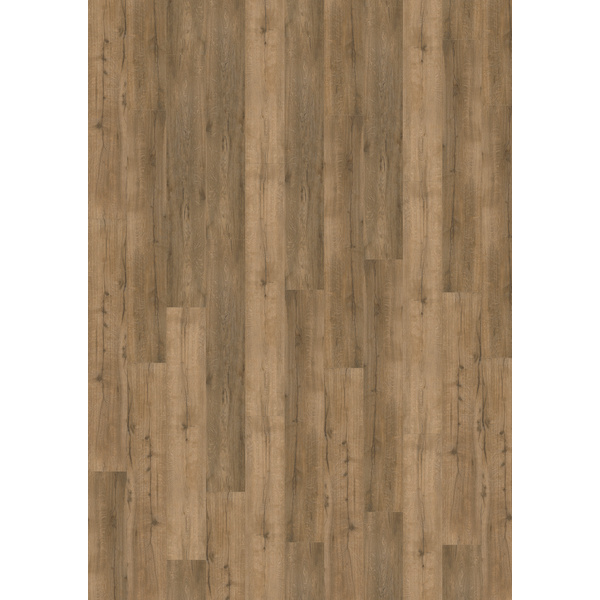 Klick-Vinylboden massiv Vintage Oak Brown Landhausdiele - wineo 400 wood XL