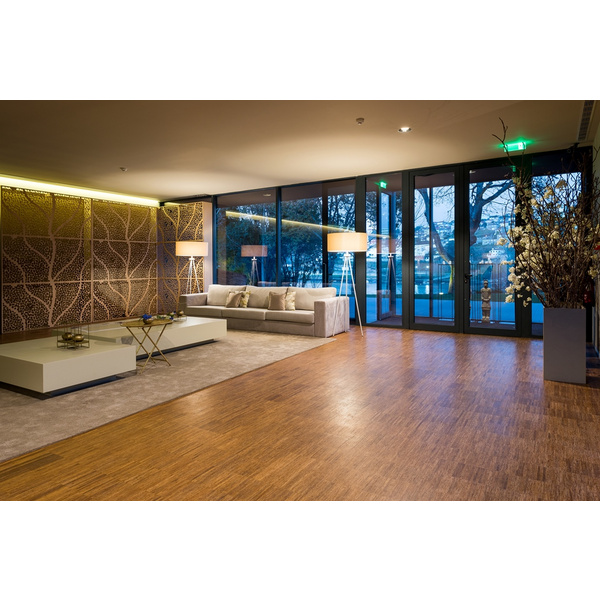 Parkett High Density Caramel Industrieoptik unbehandelt - Bamboo Industriale