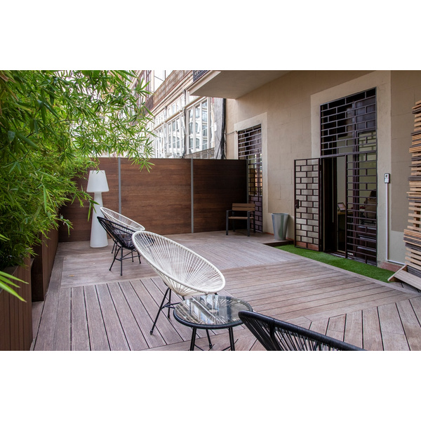 Terrassendiele Bambus einseitig bombiert und gebürstet, stirnseitige Nut & Feder, Bamboo X-treme - 20 x 178 mm