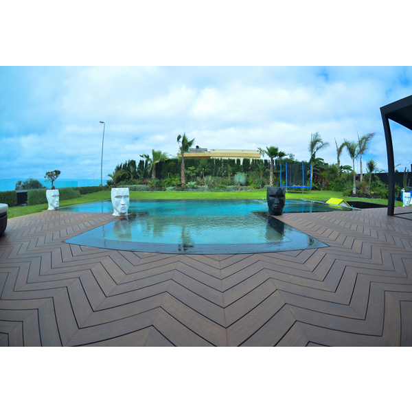 Terrassendiele Bambus thermobehandelt beidseitig glatt, Bamboo X-treme - 20 x 137 mm