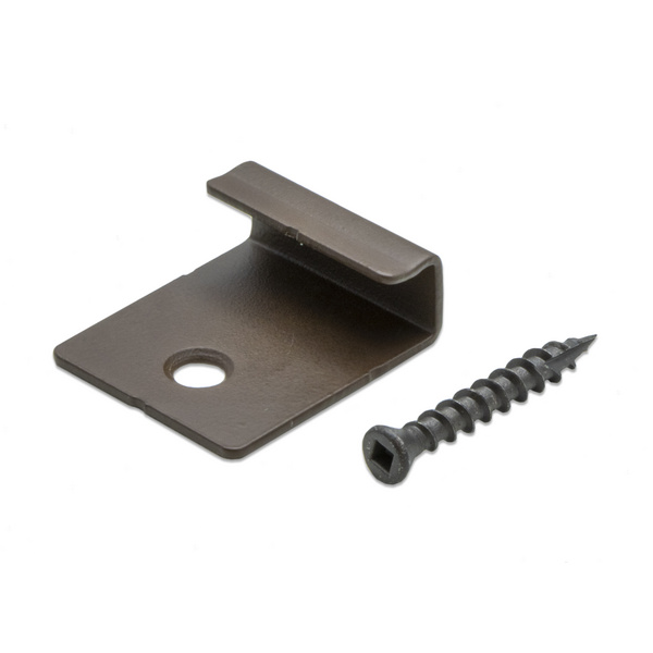 Klipse Start Ende 29x25x11.2mm V2A/AISI 304 Senkkopf S1 Für 20mm Bretter, 30 Stück/Paket