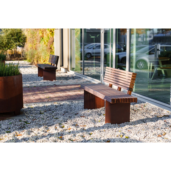 Terrassendiele massiv glatt, Bamboo N-durance - 40 x 80 mm