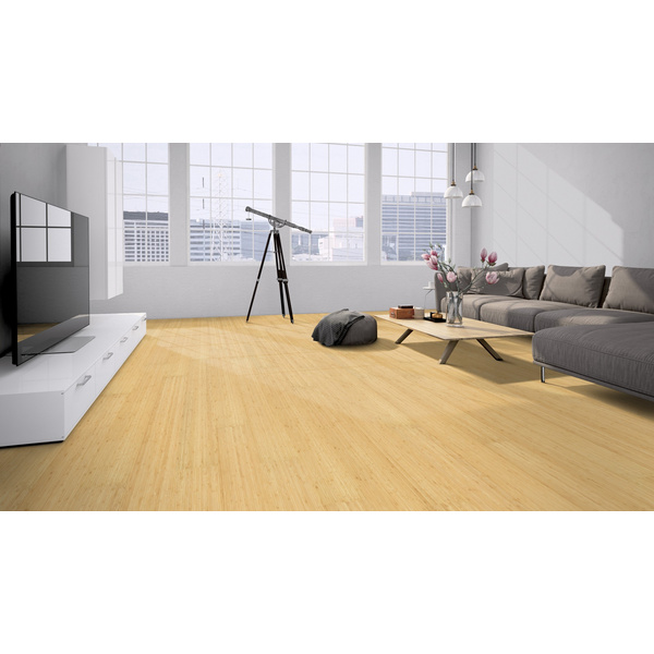 Parkett Side Pressed Ecru Landhausdiele lackiert - Bamboo Elite