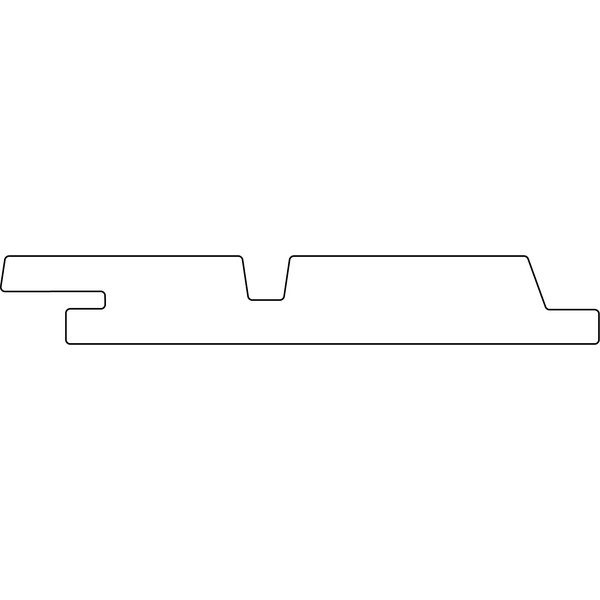 Bamboo X-treme Fassadenelement Doppelter Rhombus 1850x137x20mm Density unbeh.