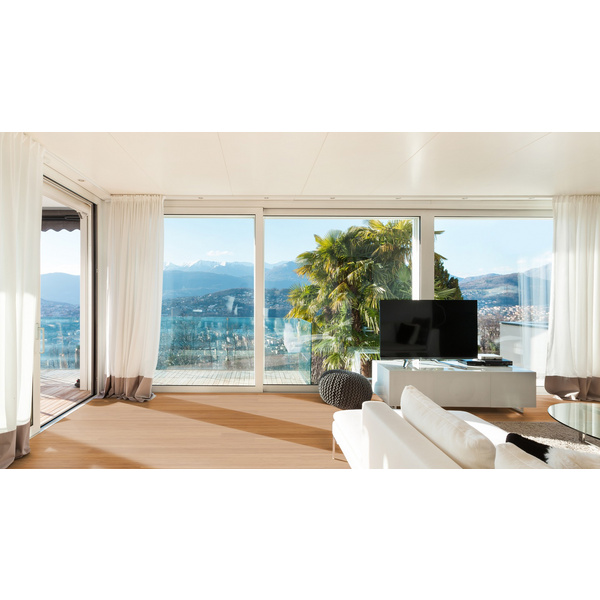 Parkett Side Pressed Caramel Fineline lackiert - Purebamboo