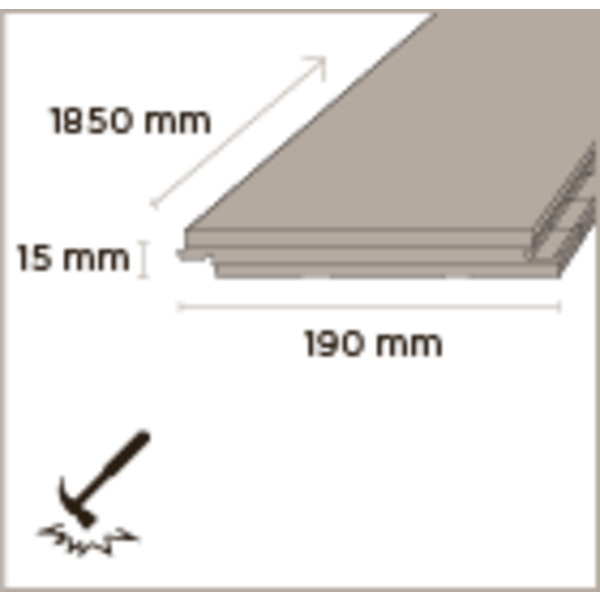Parkett High Density Natural Landhausdiele lackiert - Elite Premium