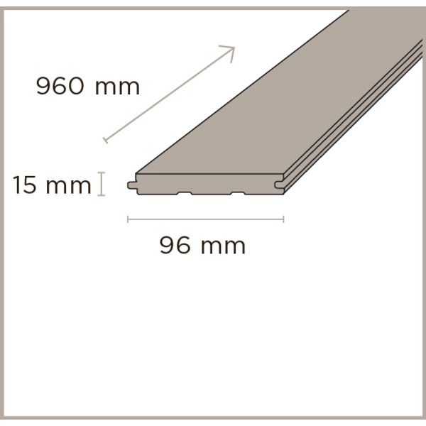 Parkett Side Pressed Caramel Fineline lackiert - Purebamboo