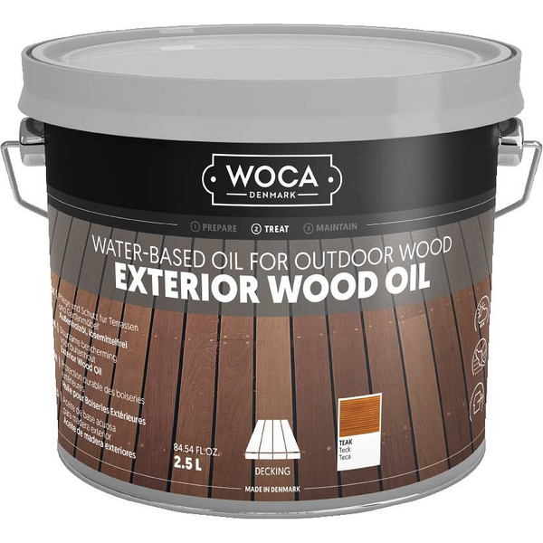 Exterior Wood Oil 3ltr Farbe Teak