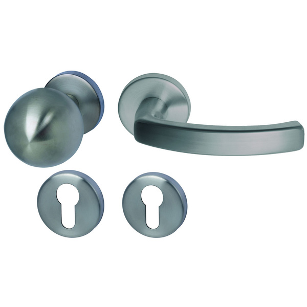 Cintre-R WE (Knopf/Drücker), Top Speed, Rosette Ø 55mm, GK3, Edelstahl-satiniert