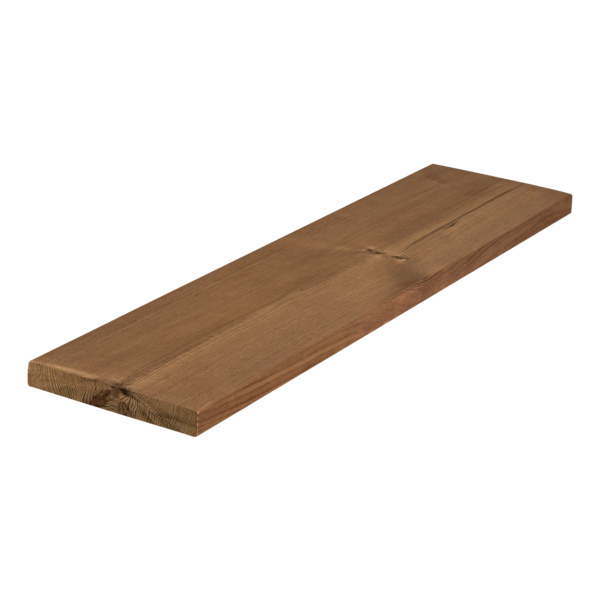 Glattkantbrett Thermo-Kiefer, Thermo-D, gehobelt, Kanten gerundet - 19 x 140 mm