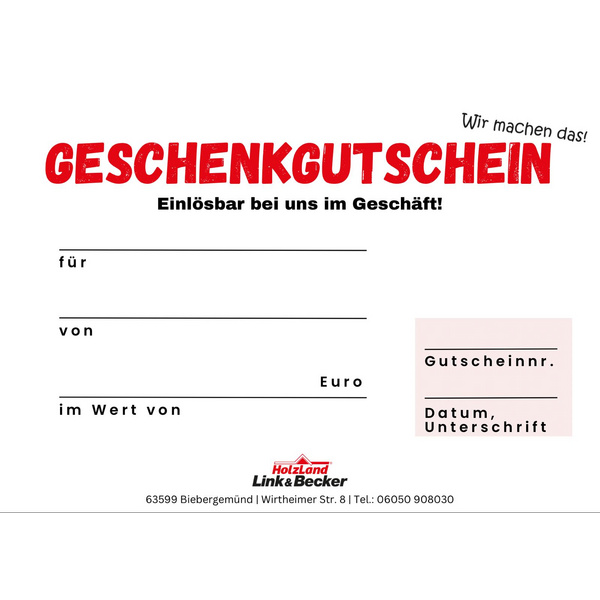 Geschenk-Gutschein