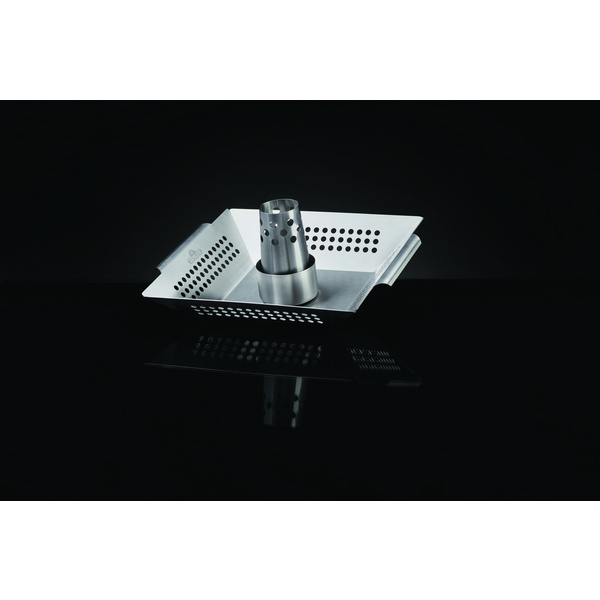 Edelstahl Geflügelhalter und Wok