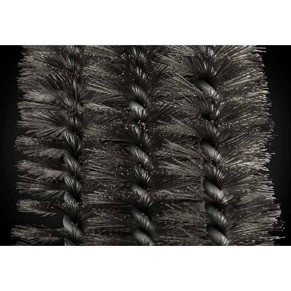 Edelstahl Grillbürste dreireihig mit Schaber