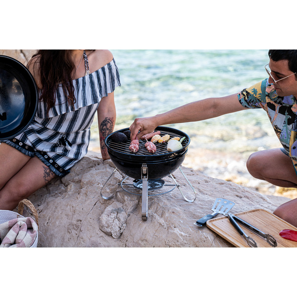 Holzkohlegrill Premium Holzkohle Kugelgrill tragbar, Ø37cm