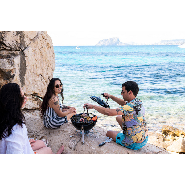 Holzkohlegrill Premium Holzkohle Kugelgrill tragbar, Ø37cm