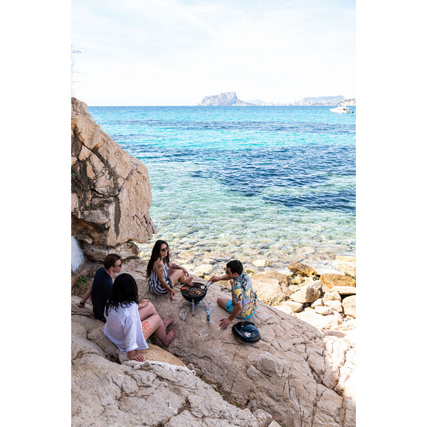 Holzkohlegrill Premium Holzkohle Kugelgrill tragbar, Ø37cm