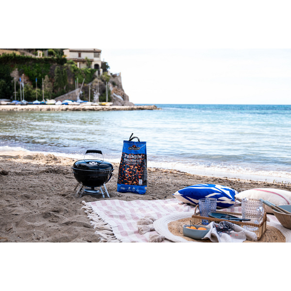 Holzkohlegrill Premium Holzkohle Kugelgrill tragbar, Ø37cm