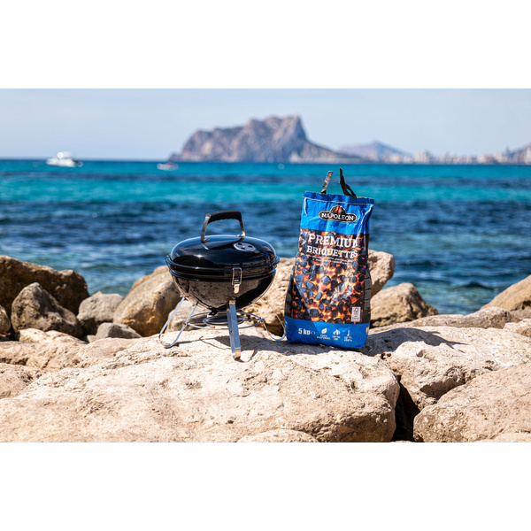 Holzkohlegrill Premium Holzkohle Kugelgrill tragbar, Ø37cm