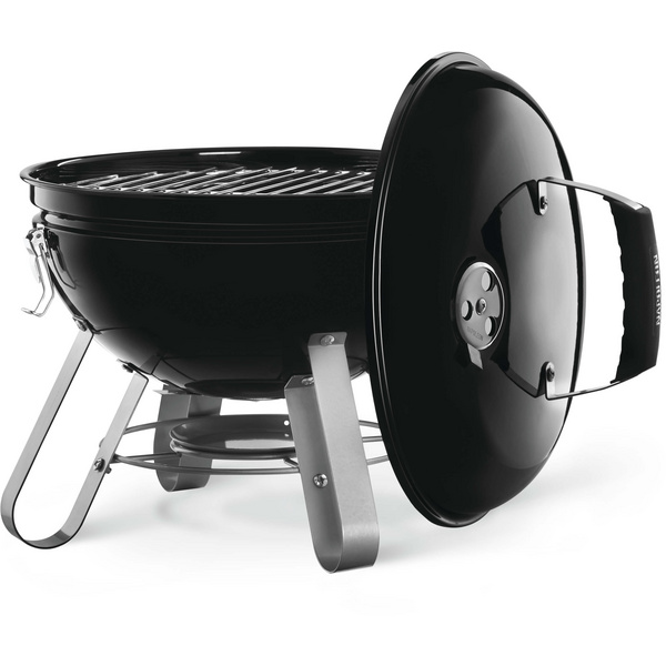 Holzkohlegrill Premium Holzkohle Kugelgrill tragbar, Ø37cm