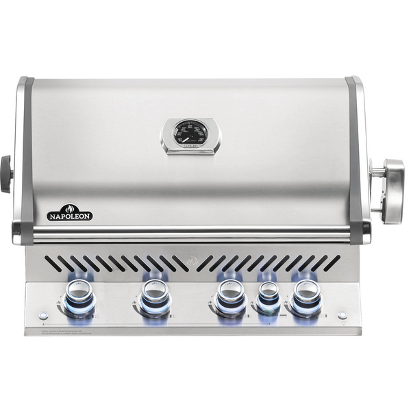 Gasgrill Prestige PRO™ 500, Edelstahl, Einbaugrill, inkl. Drehspieß